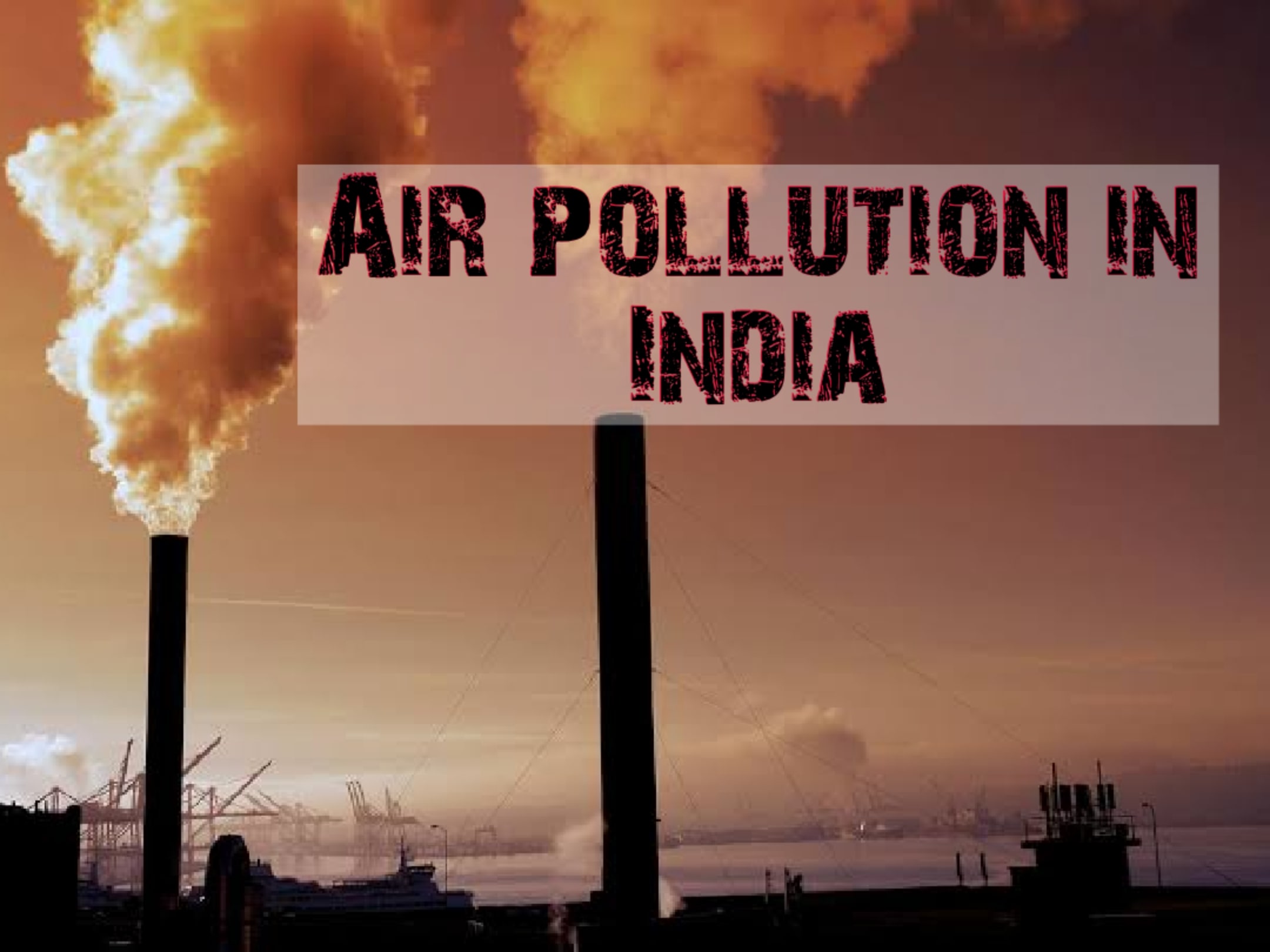 essay on air pollution in india