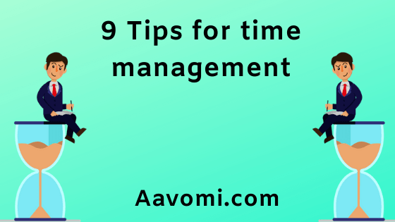 How to manage the time