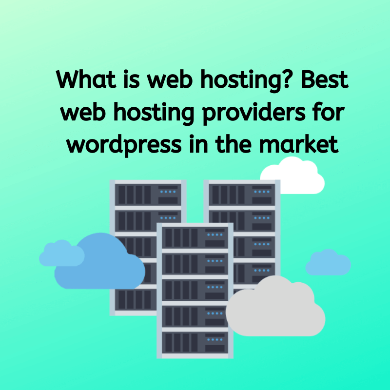 What is web hosting? Best web hosting providers for WordPress in the market